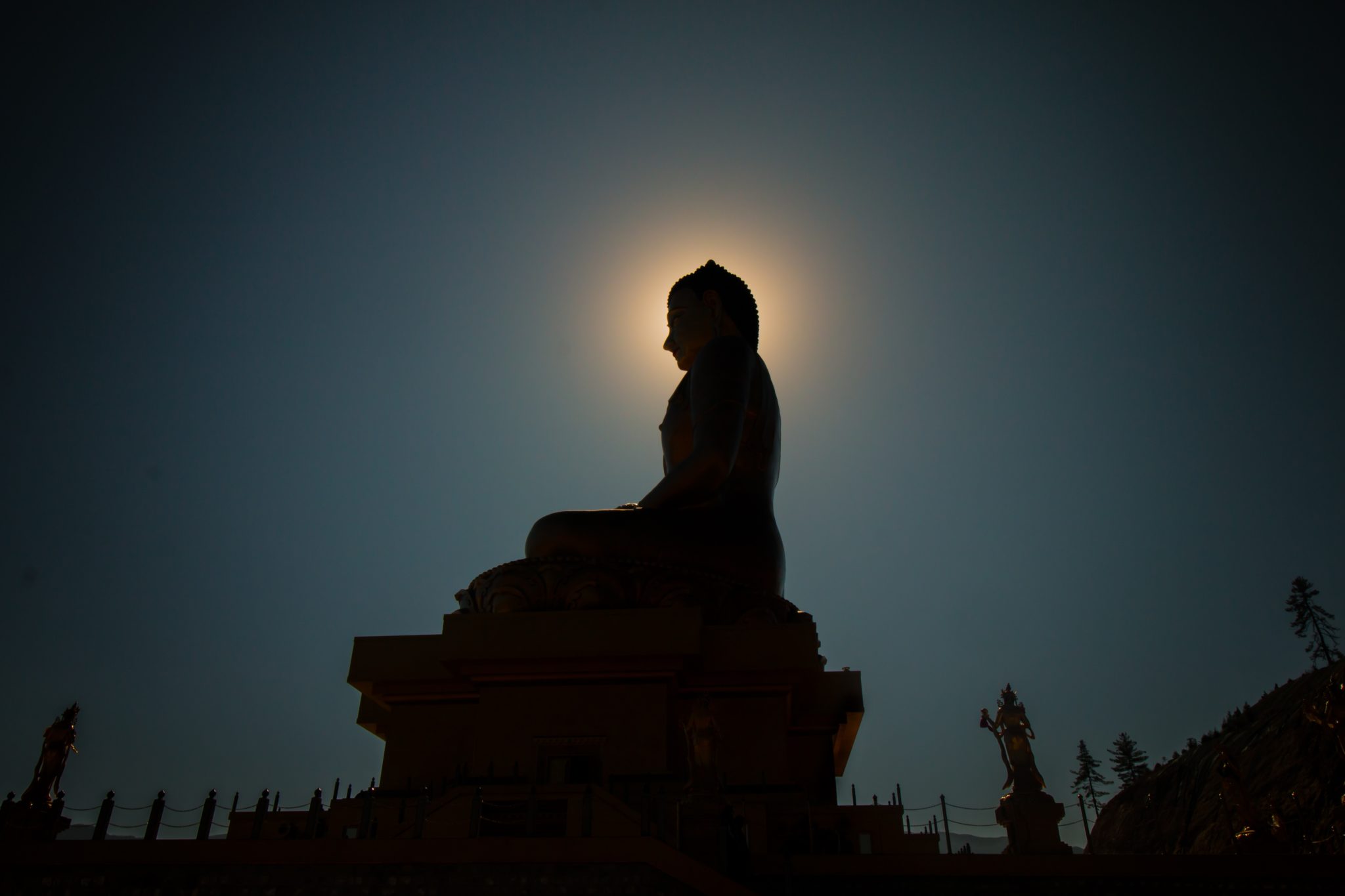 Buddha silhouette