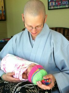 Newborn baby and mother