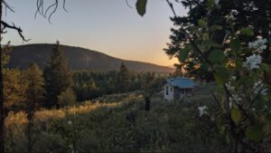 meditation cabin at Clear Sky